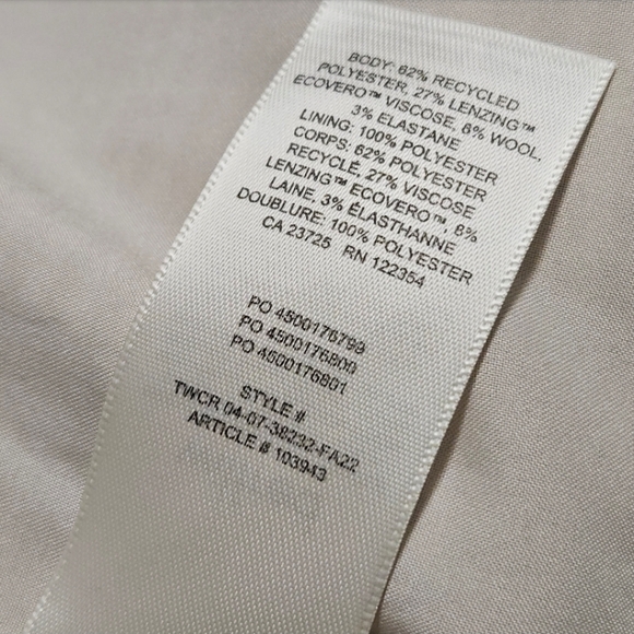 ARITZIA WILFRED PATIO MIDI SKIRT HOUNDSTOOTH 6 - Picture 12 of 12